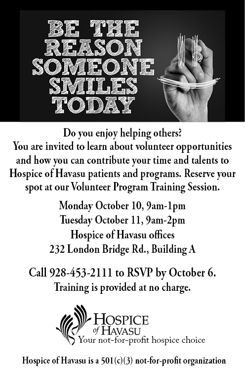 Hospice of Havasu Volunteer